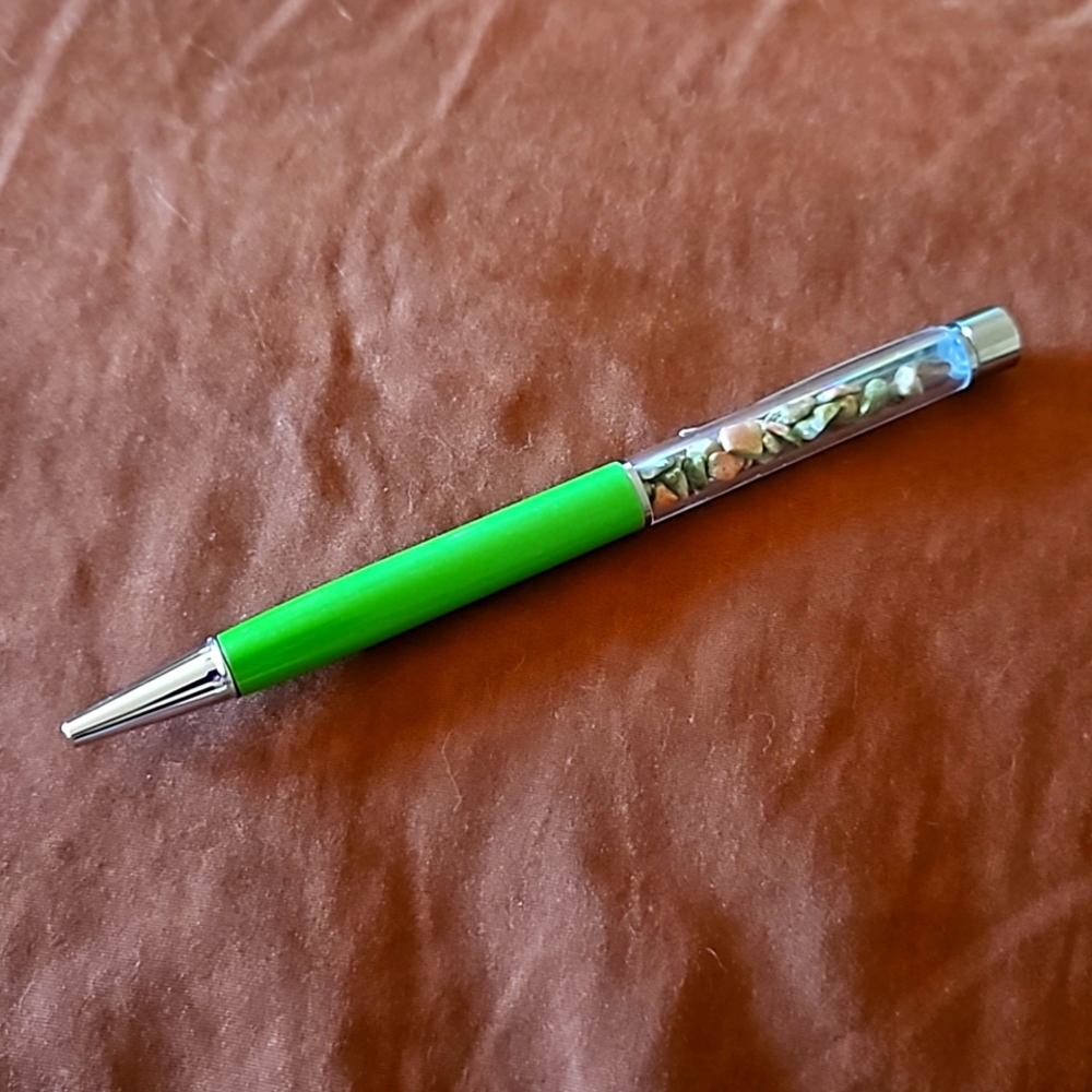 Unakite chip onk pen